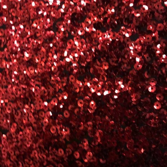 Ruby Red Sequin Cocktail Dress - Picture 3 of 4